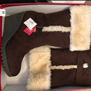 American Eagle Brown Nola Suede Boots NWT